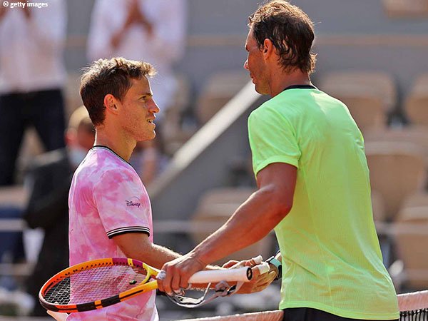 Langkah Diego Schwartzman terhenti di perempatfinal French Open 2021