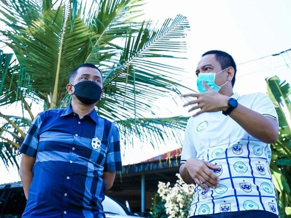 Investor baru PSIS Semarang, Junianto bersama CEO klub, Yoyok Sukawi