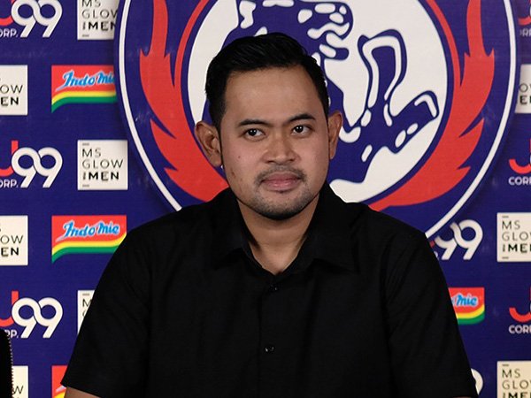 Presiden klub Arema FC, Gilang Widya Pramana
