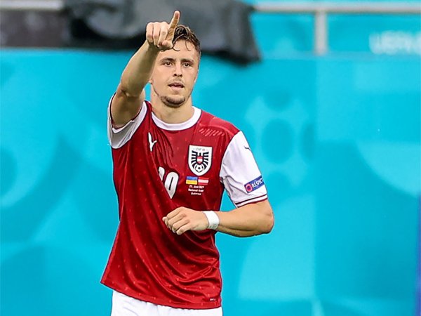 Gelandang timnas Austria, Christoph Baumgartner.