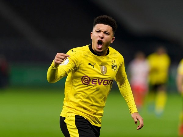 Jadon Sancho gabung Manchester United.