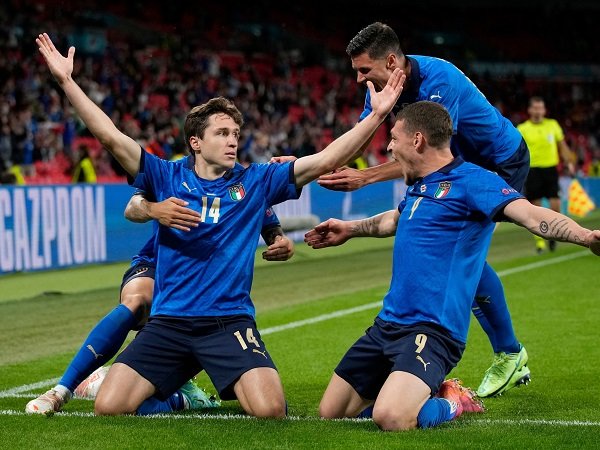 Italia berhadapan dengan Belgia pada laga perempat final Piala Eropa 2020.