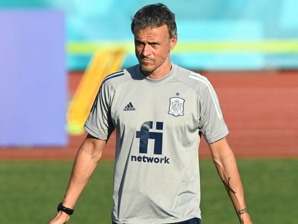 Pelatih timnas Spanyol, Luis Enrique.