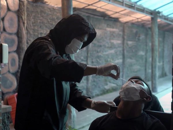 Pelaksanaan tes swab antigen skuat PSS Sleman