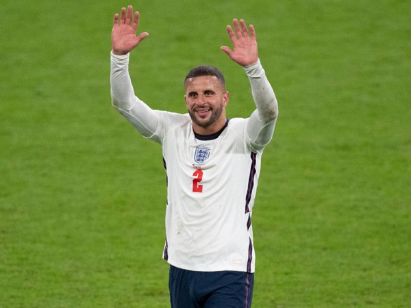 Bek sayap timnas Inggris, Kyle Walker.