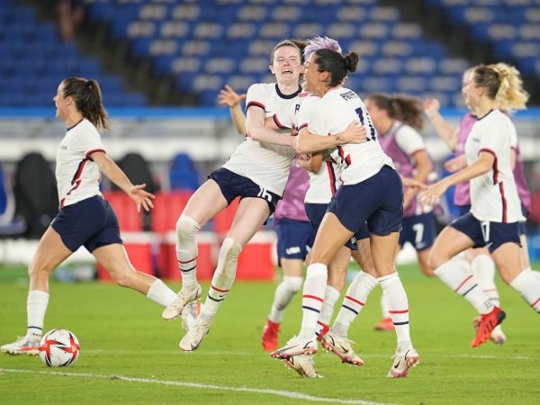 Amerika Serikat menang adu penalti di babak perempat final Olimpiade Tokyo 2020.