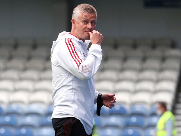 Pelatih Manchester United, Ole Gunnar Solskjaer.