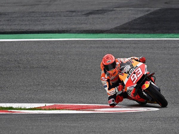 Marc Marquez berhasil jadi yang tercepat di sesi warm-up MotoGP Styria.