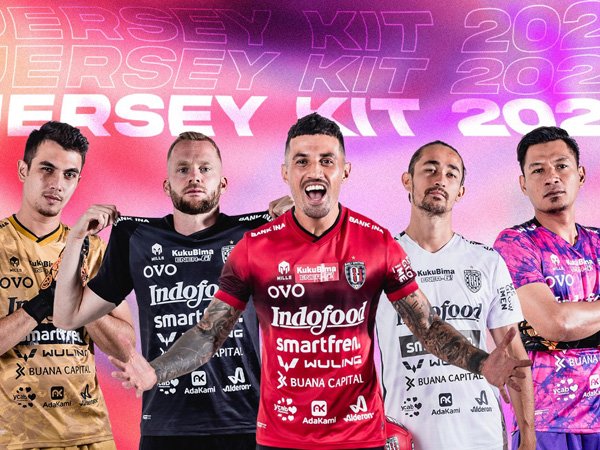 Jersey terbaru Bali United untuk Liga 1