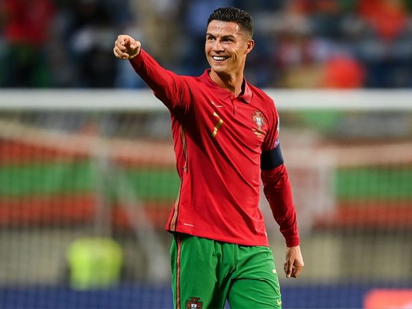Penyerang Manchester United, Cristiano Ronaldo.