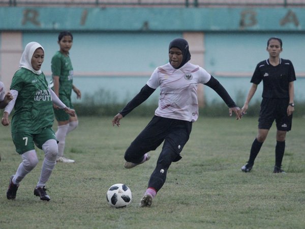 Uji coba timnas wanita Indonesia kontra Princess Wijaya