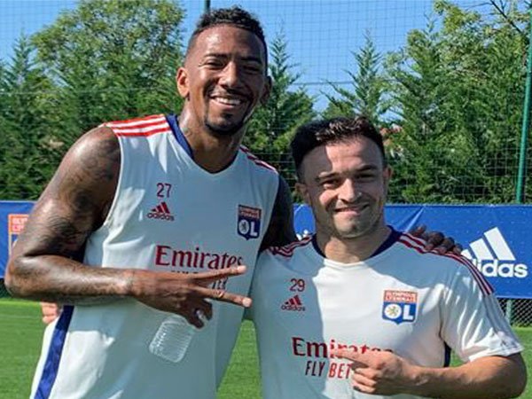Boateng dan Shaqiri bisa sama-sama turun pada laga Lyon vs. Strasbourg