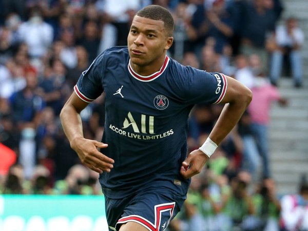 Penyerang Paris Saint-Germain, Kylian Mbappe.