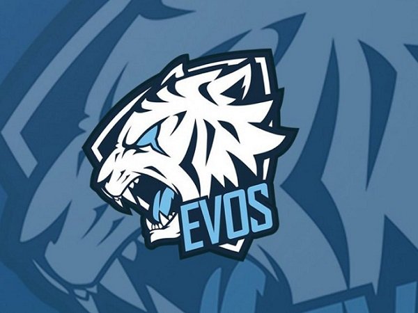 Logo Evos Basketball Bogor.