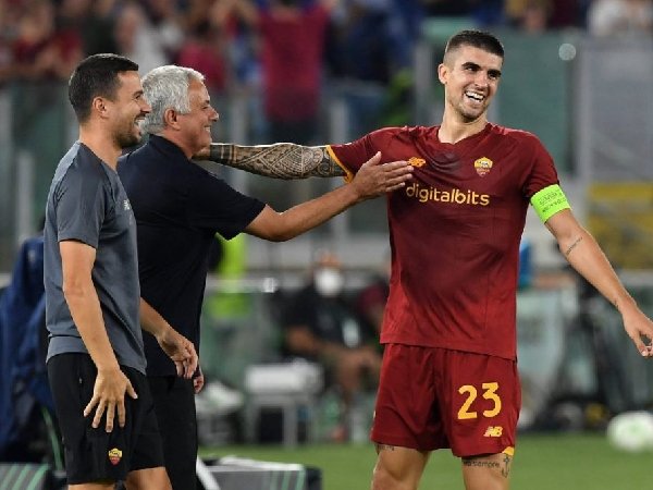 Bk AS Roma, Gianluca Mancini bicara tentang hubungannya dengan Jose Mourinho
