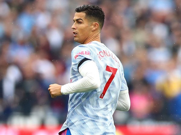 Penyerang Manchester United, Cristiano Ronaldo.