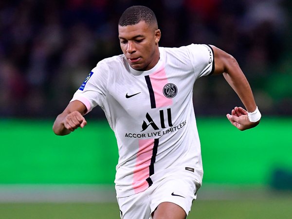 Penyerang Paris Saint-Germain, Kylian Mbappe.