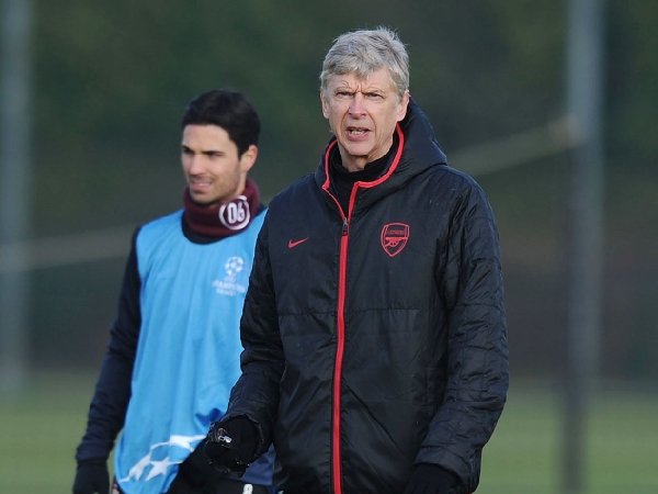 Mikel Arteta dan Arsene Wenger