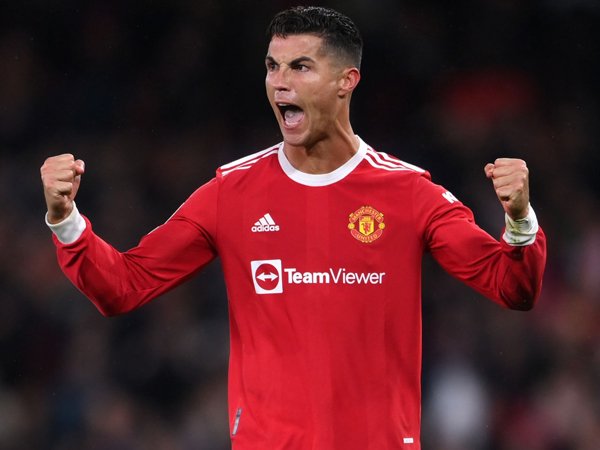 Penyerang Manchester United, Cristiano Ronaldo.