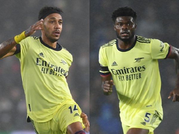 Pierre-Emerick Aubameyang dan Thomas Partey bermain buruk melawan Brighton
