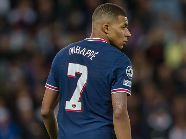 Penyerang Paris Saint-Germain, Kylian Mbappe.