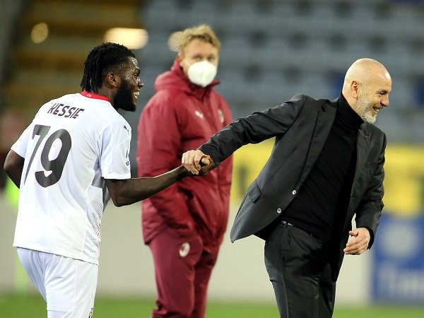 Franck Kessie dan Stefano Pioli