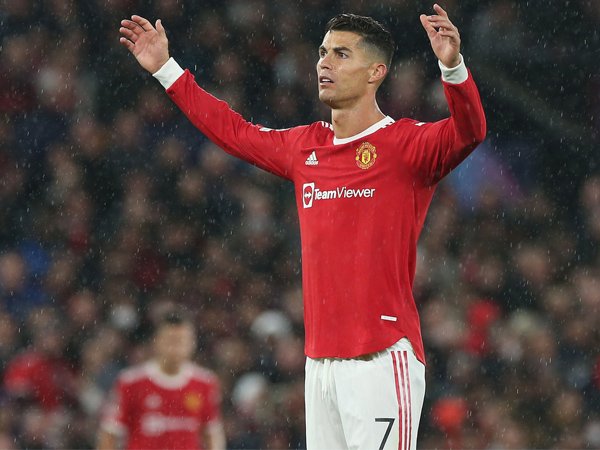 Penyerang Manchester United, Cristiano Ronaldo.