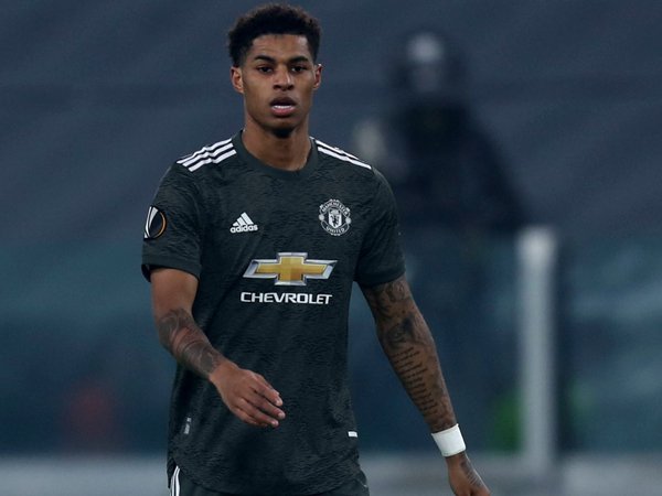 Penyerang Manchester United, Marcus Rashford.