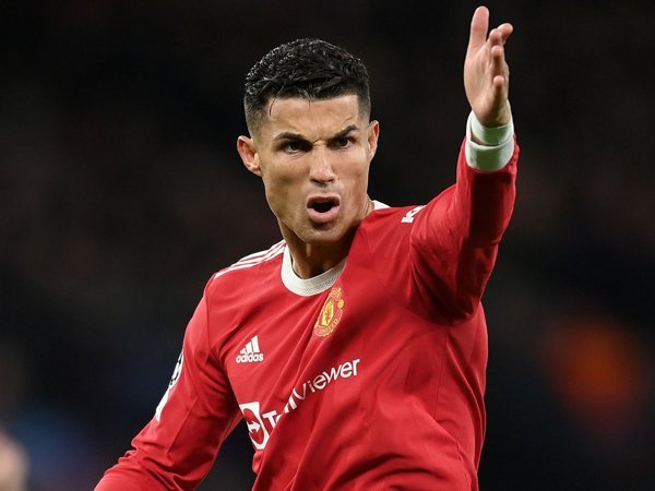 Penyerang Manchester United, Cristiano Ronaldo.