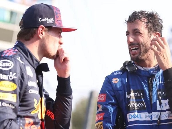 Daniel Ricciardo saat bersama Max Verstappen. (Images: Getty)