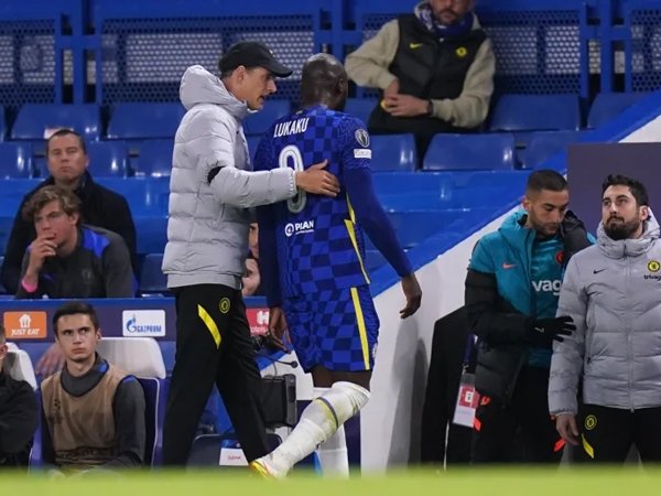 Romelu Lukaku cedera lawan Malmo (Sumber: PA Images)