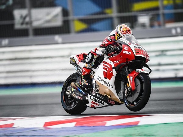 Takaaki Nakagami berhasil torehkan waktu terbaik di warm-up GP Emilia Romagna.