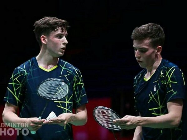 Grimley Bersaudara Singkirkan Tuan Rumah di Babak Pertama German Open 2021