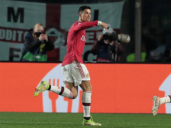 Penyerang Manchester United, Cristiano Ronaldo.