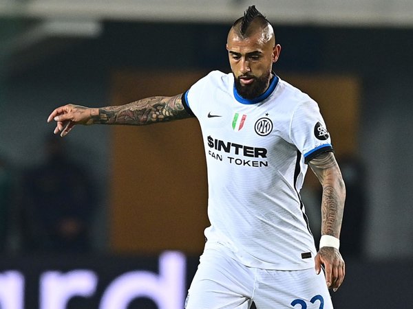 Gelandang Inter Milan, Arturo Vidal.