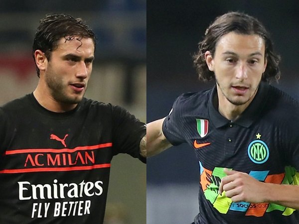 Davide Calabria dan Matteo Darmian
