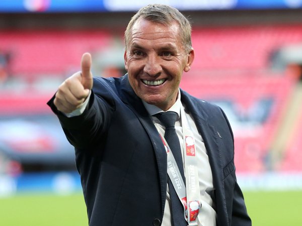 Manajer Leicester City, Brendan Rodgers.