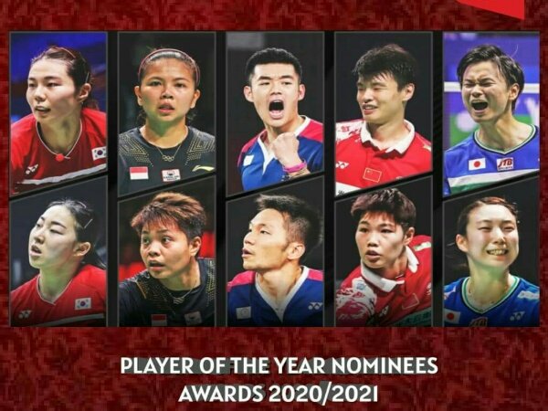 BWF Umumkan Nominasi Pemain Terbaik Musim 2020/2021