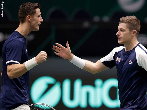 Joe Salisbury dan Neal Skupski antar Inggris kalahkan Ceko di Davis Cup Finals