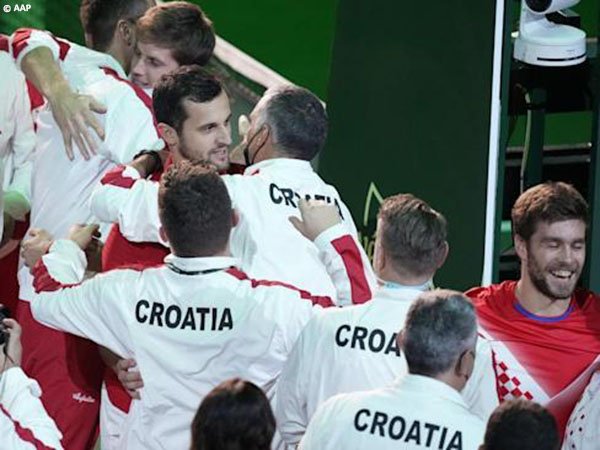 Nikola Mektic dan Mate Pavic pupuskan harapan Italia di Davis Cup Finals 2021