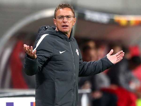 Manajer interim Manchester United, Ralf Rangnick.
