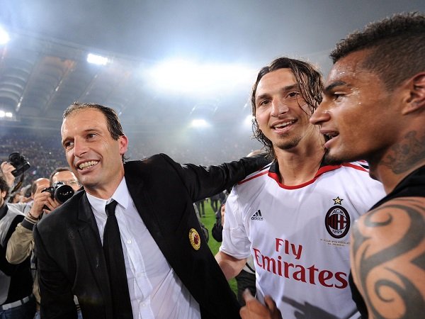 Massimiliano Allegri dan Zlatan Ibrahimovic