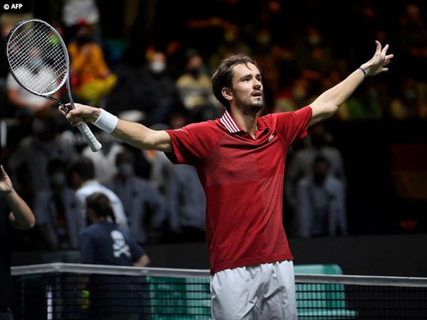 Daniil Medvedev dan Andrey Rublev tampil perkasa di semifinal Davis Cup Finals 2021