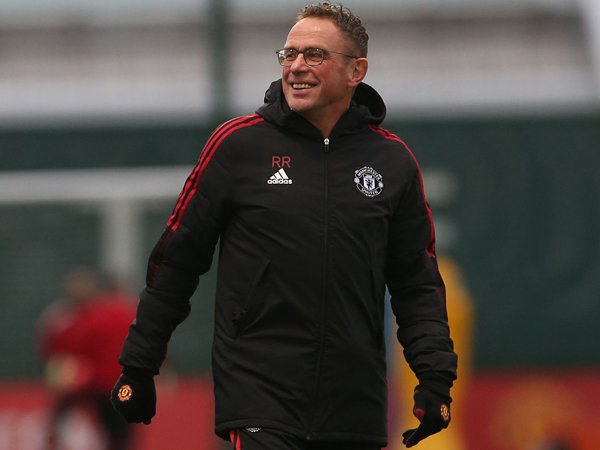 Manajer interim Manchester United, Ralf Rangnick.