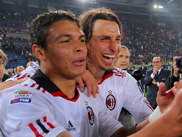 Zlatan Ibrahimovic dan Thiago Silva