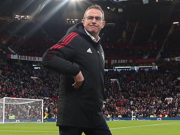 Manajer interim Manchester United, Ralf Rangnick.
