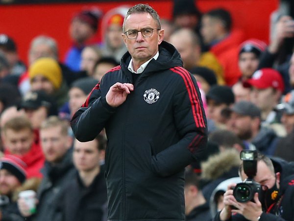Manajer interim Manchester United, Ralf Rangnick.