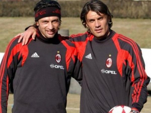 Kakha Kaladze dan Paolo Maldini