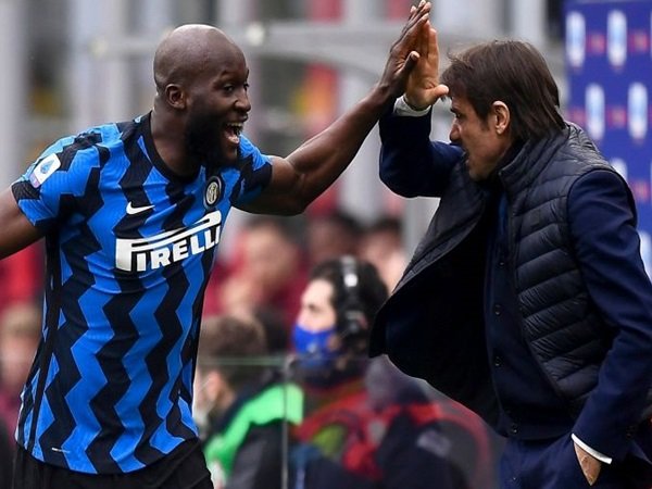 Romelu Lukaku dan Antonio Conte