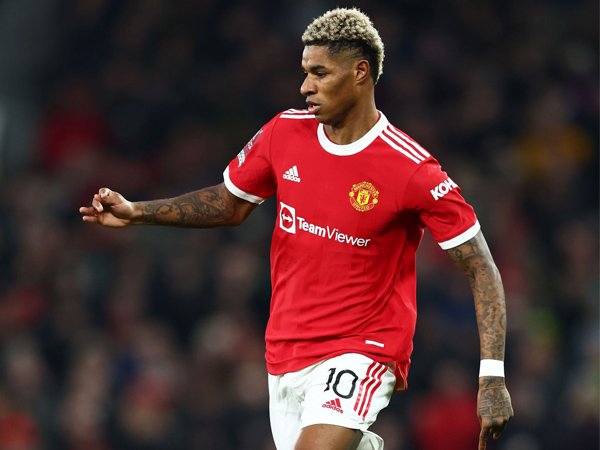 Penyerang Manchester United, Marcus Rashford.